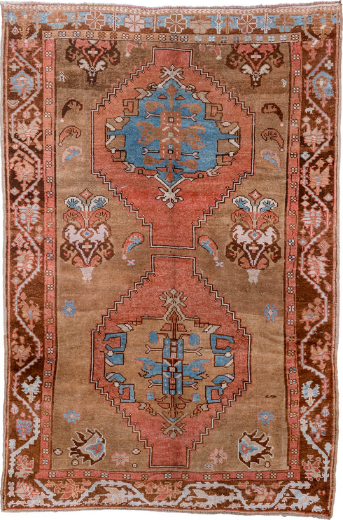 Antique Kars Area Rug (6' x 9')